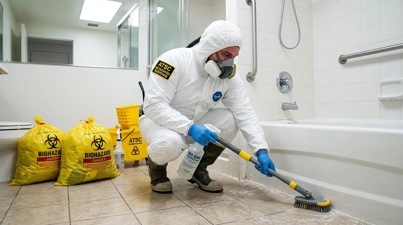 Decontamination equipment deployed for Blood Cleanup in Hales Corners